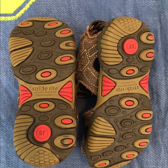 Stride Rite Brown Little Kid Sandals Size 9M - Picture 6 of 8